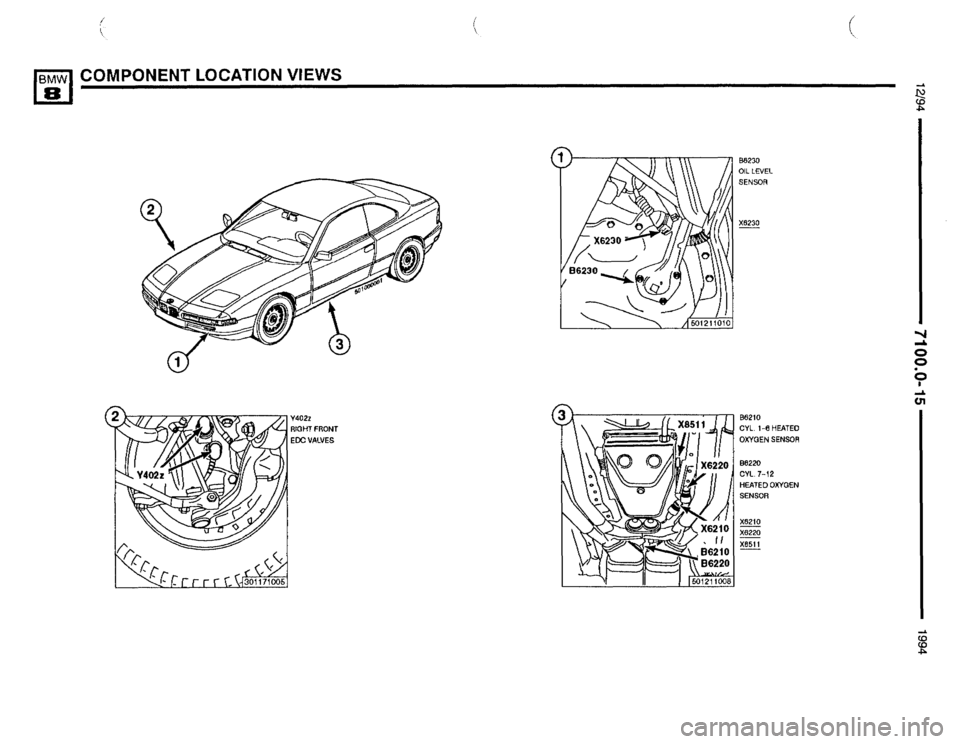 BMW 850csi 1994 E31 Electrical Troubleshooting Manual 