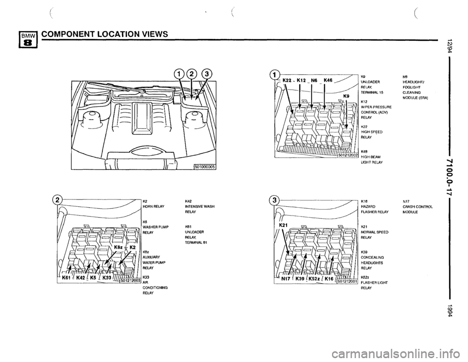 BMW 850csi 1994 E31 Electrical Troubleshooting Manual 
