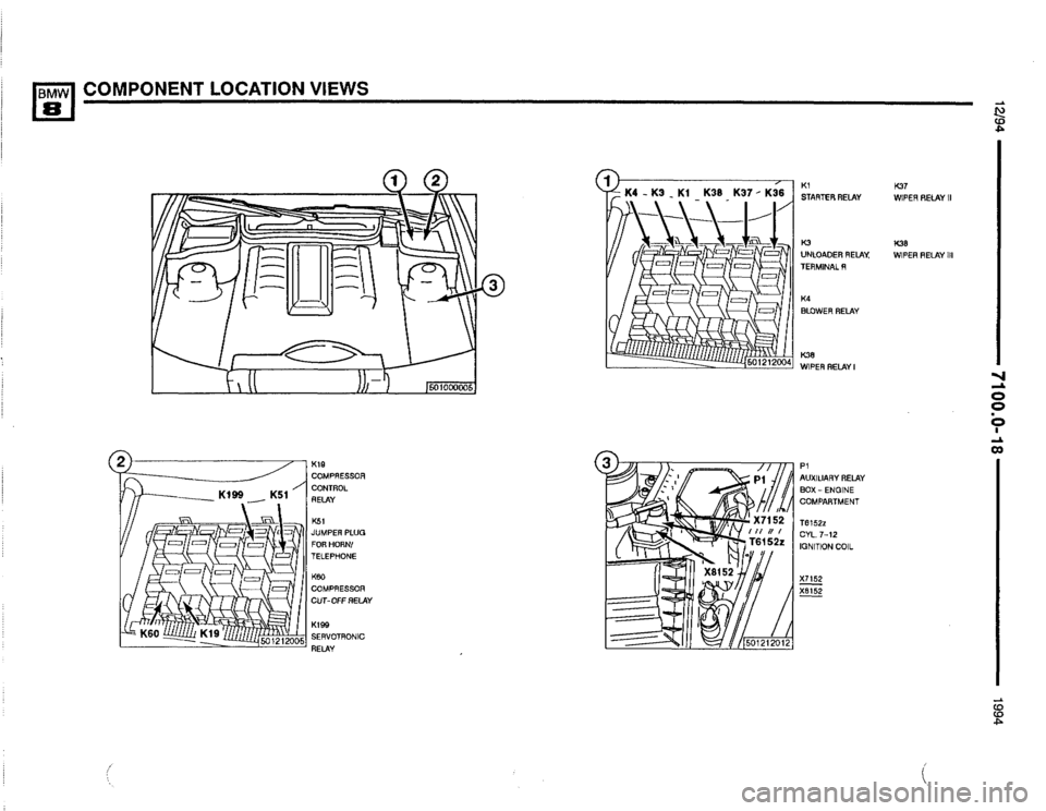 BMW 850csi 1994 E31 Electrical Troubleshooting Manual 