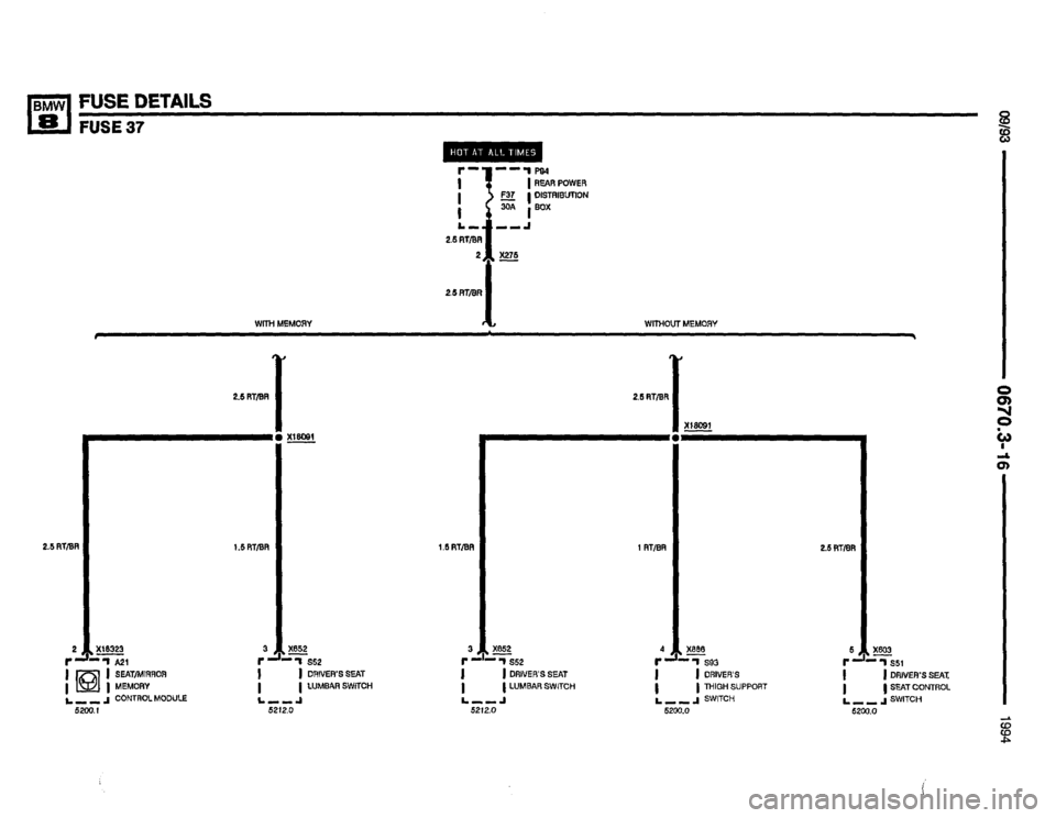 BMW 850csi 1994 E31 Electrical Troubleshooting Manual 