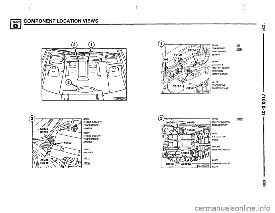 BMW 850csi 1994 E31 Electrical Troubleshooting Manual 