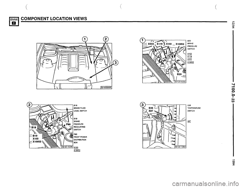 BMW 850csi 1994 E31 Electrical Troubleshooting Manual 