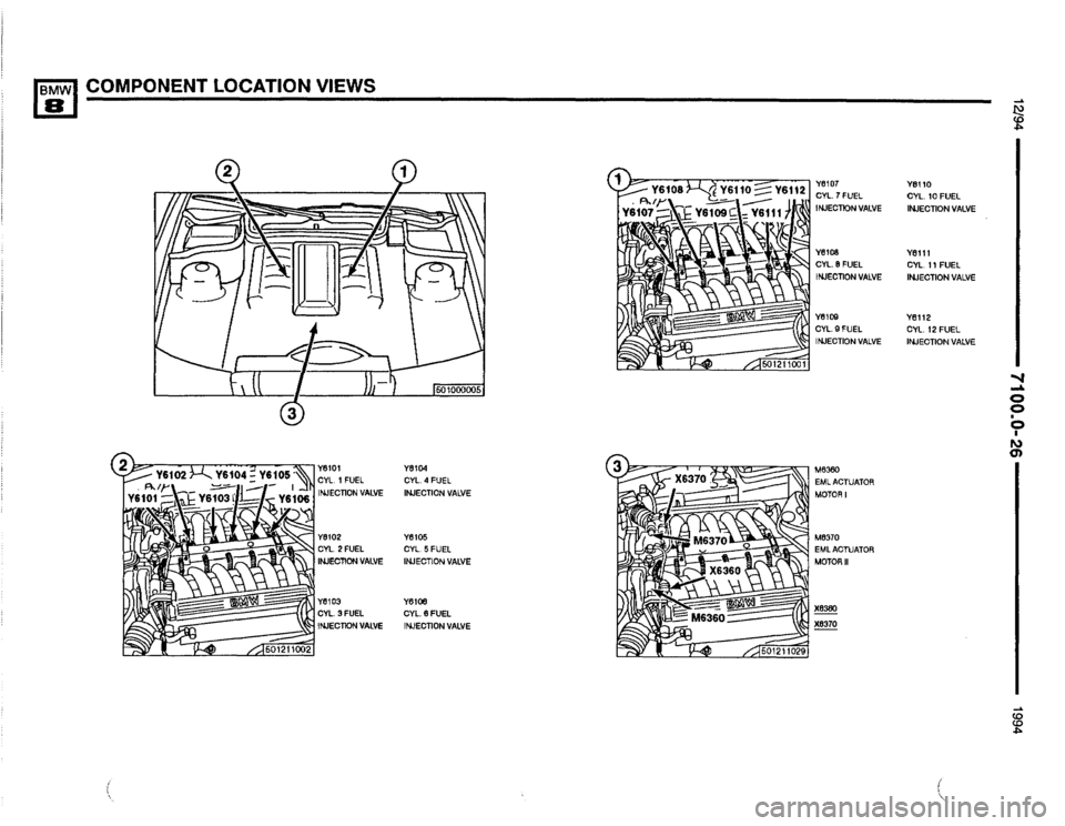 BMW 850csi 1994 E31 Electrical Troubleshooting Manual 
