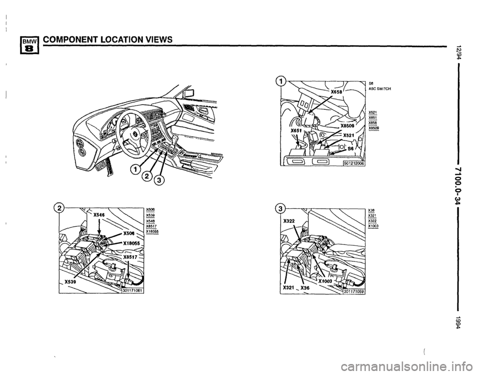 BMW 850csi 1994 E31 Electrical Troubleshooting Manual 