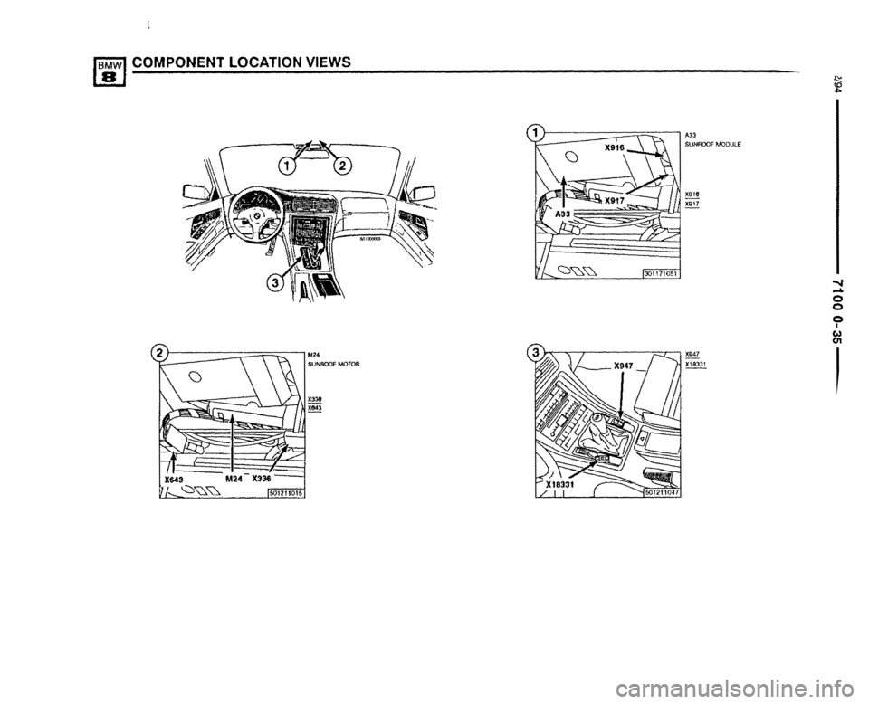 BMW 850csi 1994 E31 Electrical Troubleshooting Manual 