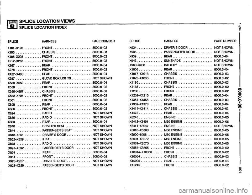 BMW 850csi 1994 E31 Electrical Troubleshooting Manual 