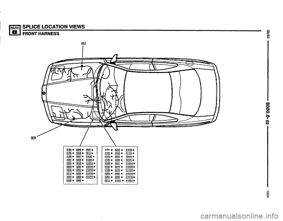 BMW 850csi 1994 E31 Electrical Troubleshooting Manual 