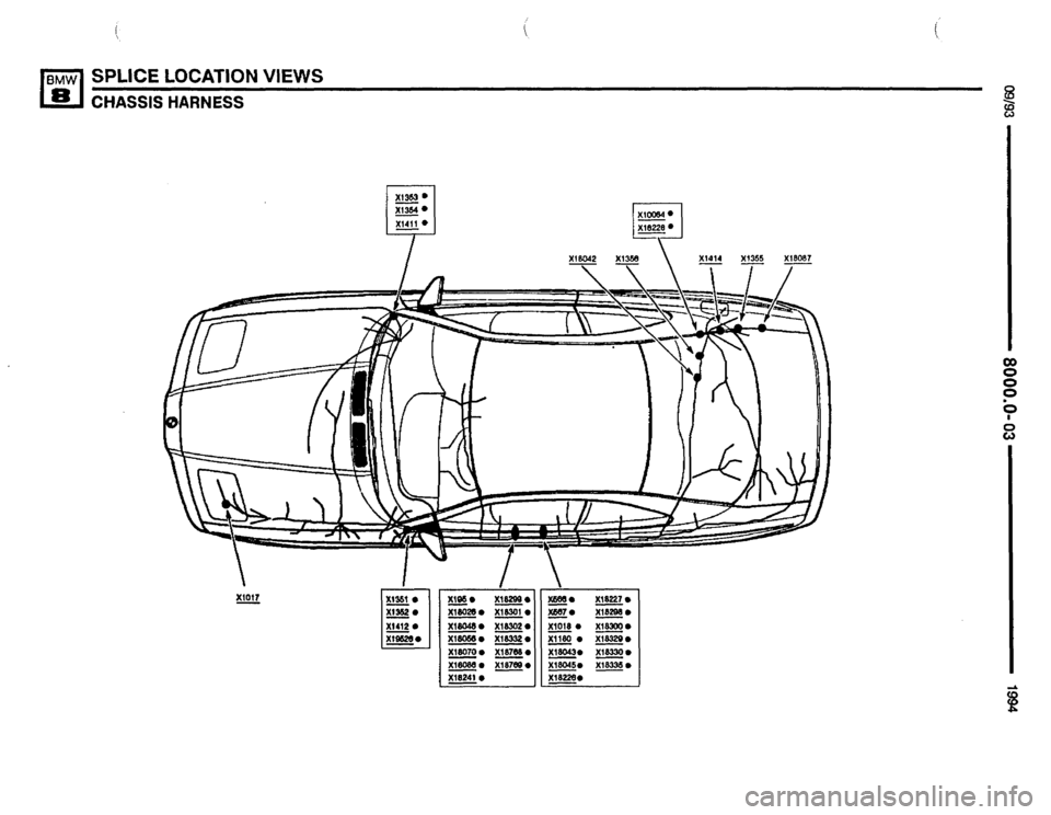 BMW 850csi 1994 E31 Electrical Troubleshooting Manual 