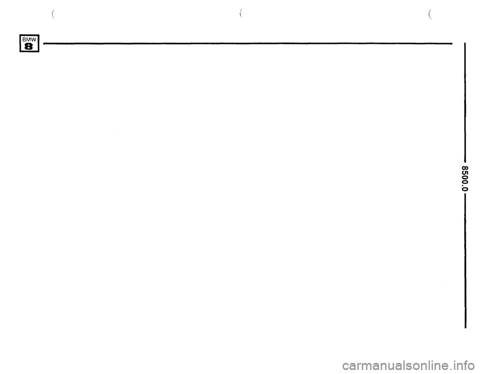 BMW 850csi 1994 E31 Electrical Troubleshooting Manual 