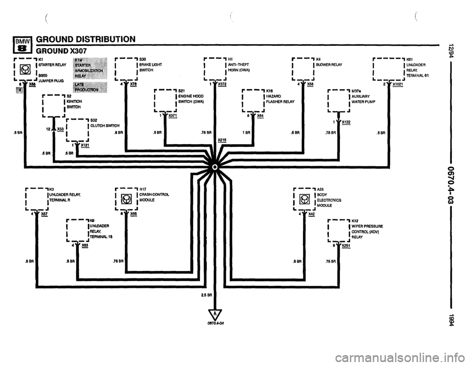 BMW 850csi 1994 E31 Electrical Troubleshooting Manual 