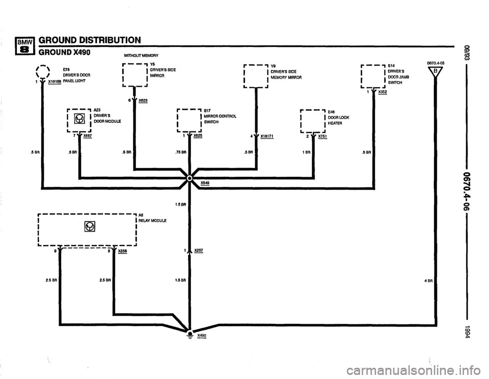 BMW 850csi 1994 E31 Electrical Troubleshooting Manual 