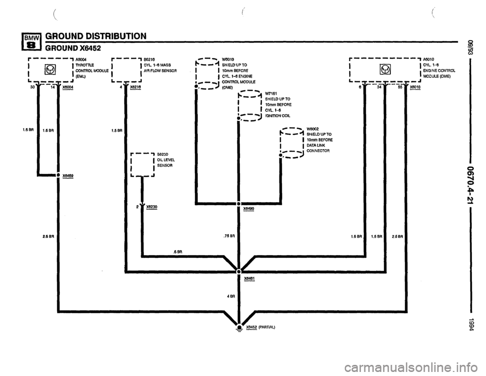 BMW 850csi 1994 E31 Electrical Troubleshooting Manual 