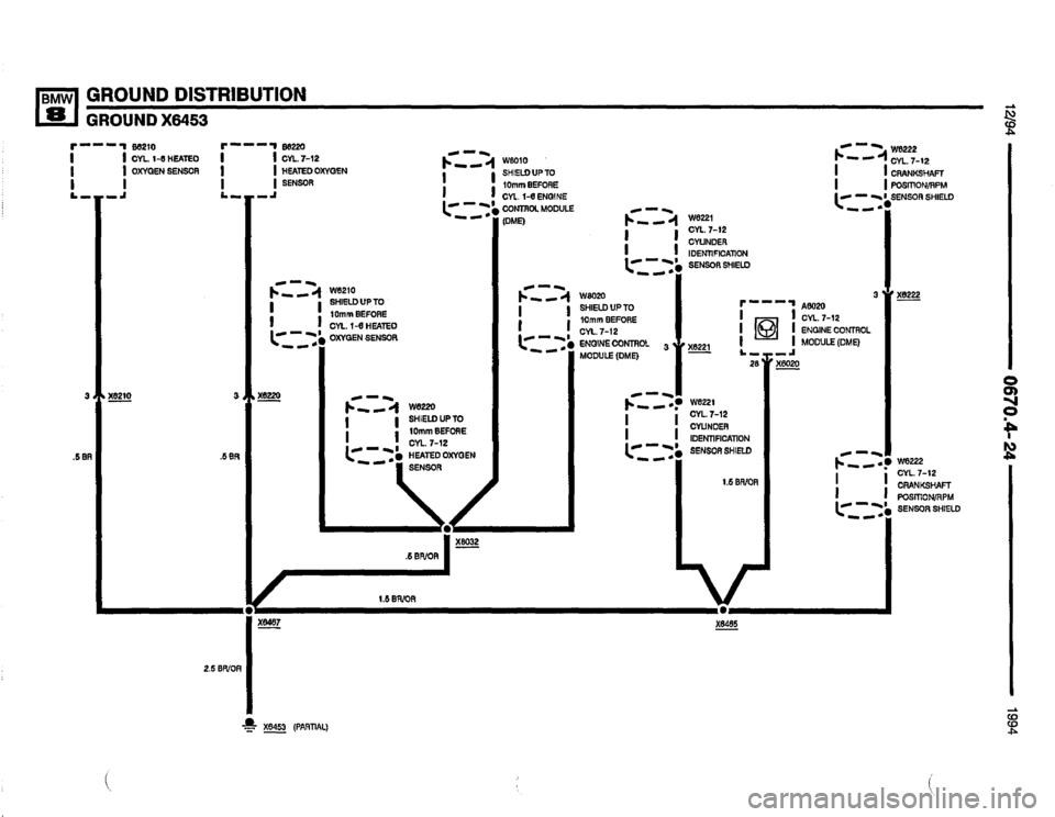 BMW 850csi 1994 E31 Electrical Troubleshooting Manual 