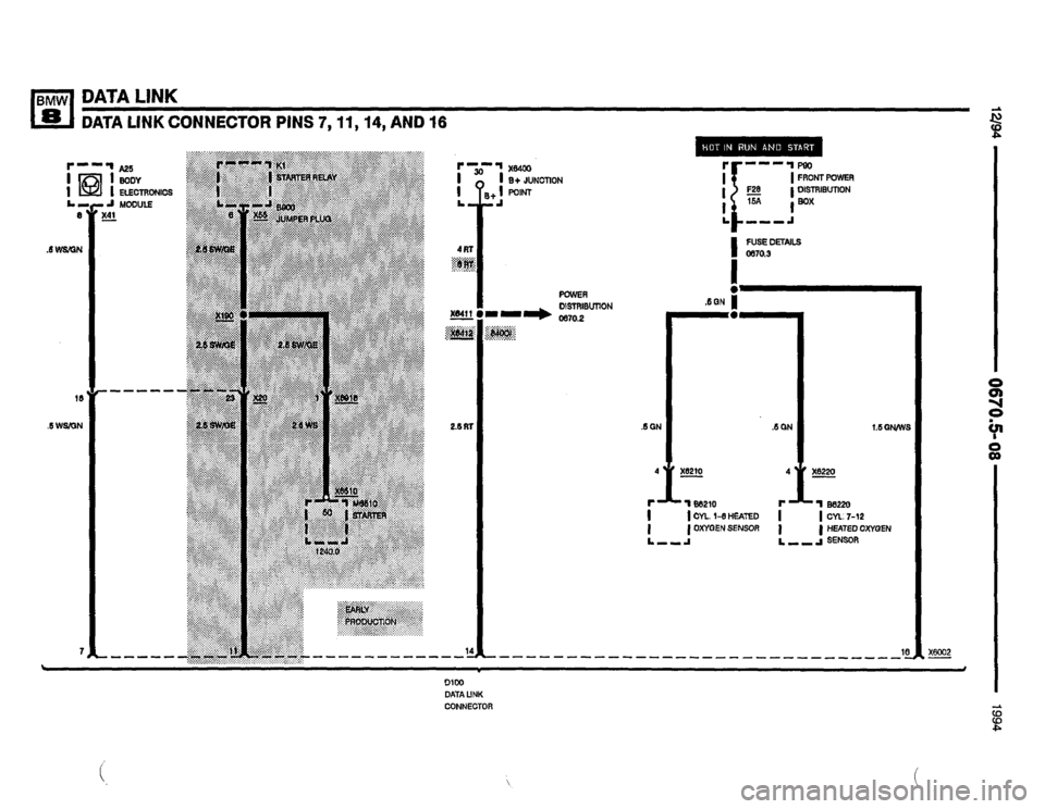 BMW 850csi 1994 E31 Electrical Troubleshooting Manual 