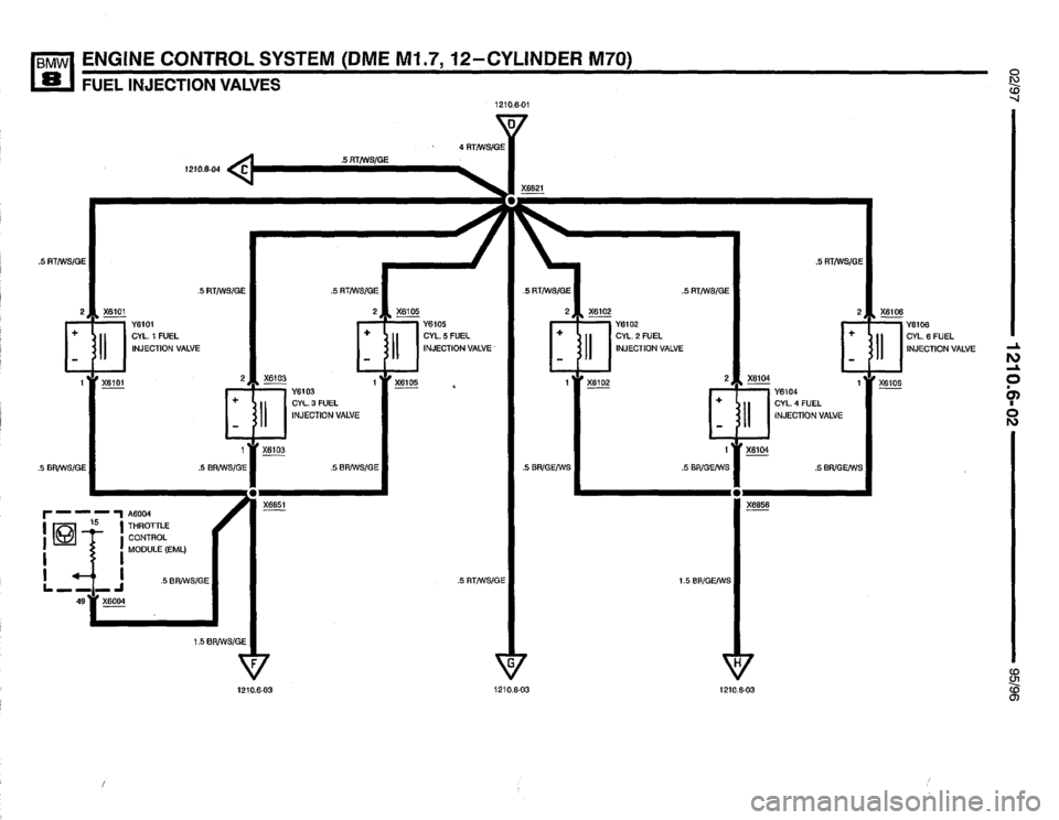 BMW 850csi 1995 E31 Electrical Troubleshooting Manual 