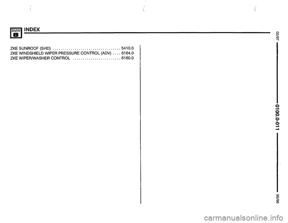 BMW 850csi 1995 E31 Electrical Troubleshooting Manual 