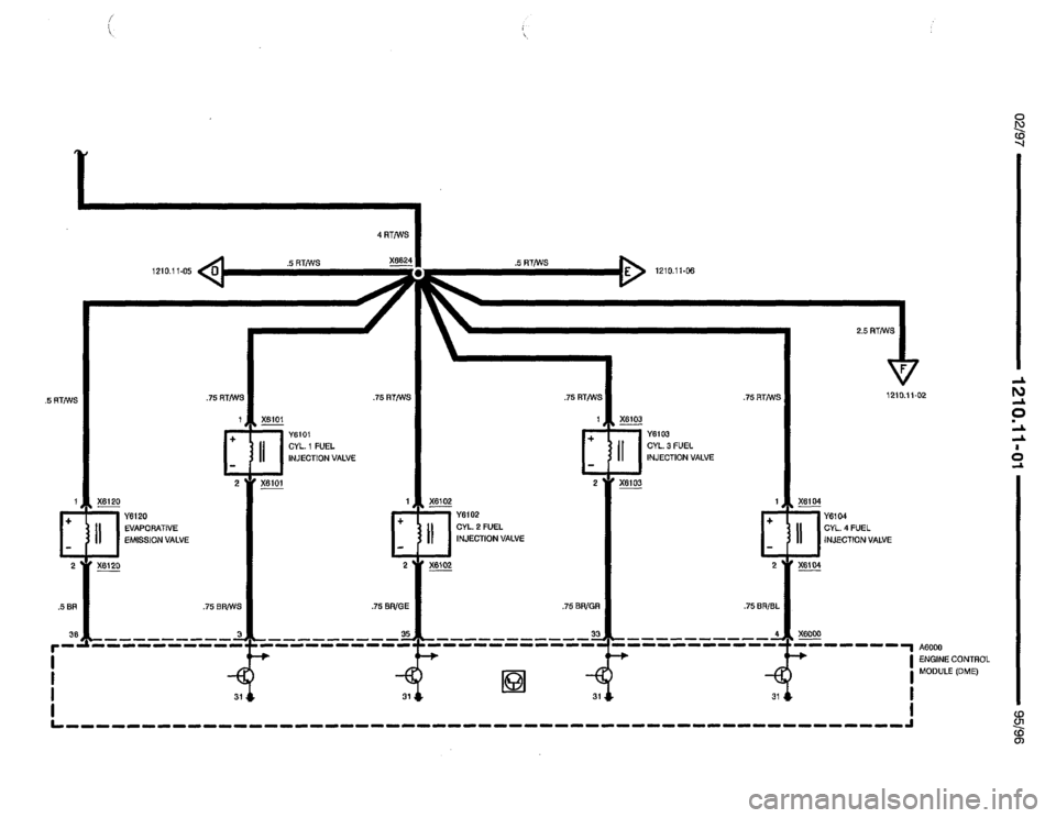 BMW 850csi 1995 E31 Electrical Troubleshooting Manual 