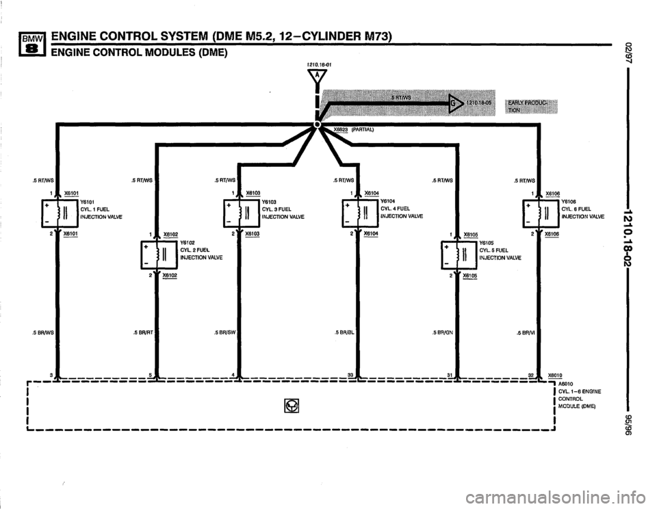BMW 850csi 1995 E31 Electrical Troubleshooting Manual 