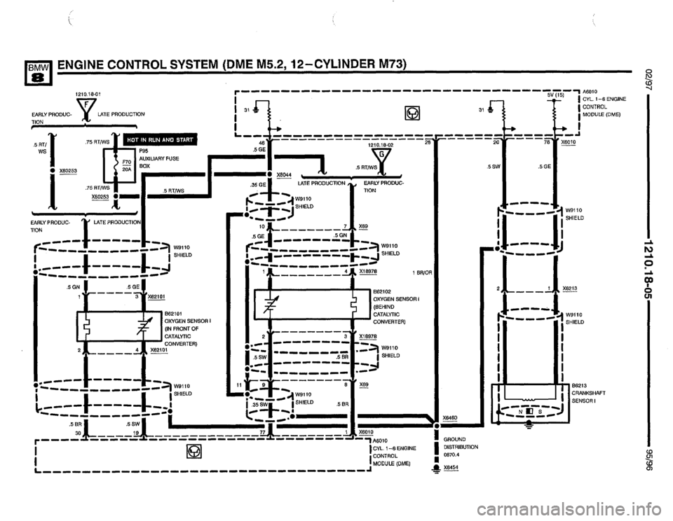 BMW 850csi 1995 E31 Electrical Troubleshooting Manual 