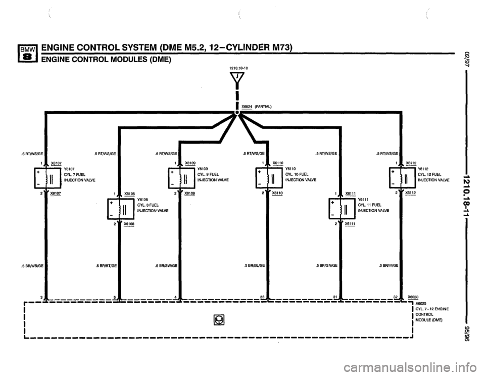 BMW 850csi 1995 E31 Electrical Troubleshooting Manual 