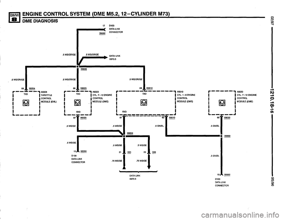 BMW 850csi 1995 E31 Electrical Troubleshooting Manual 