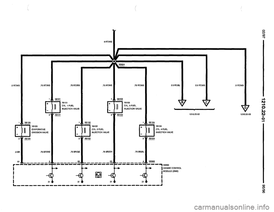 BMW 850csi 1995 E31 Electrical Troubleshooting Manual 