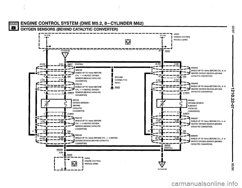 BMW 850csi 1995 E31 Electrical Troubleshooting Manual 