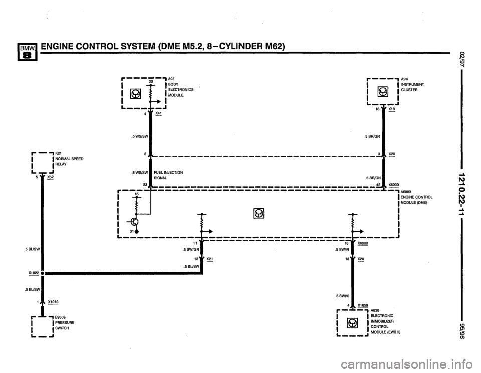 BMW 850csi 1995 E31 Electrical Troubleshooting Manual 