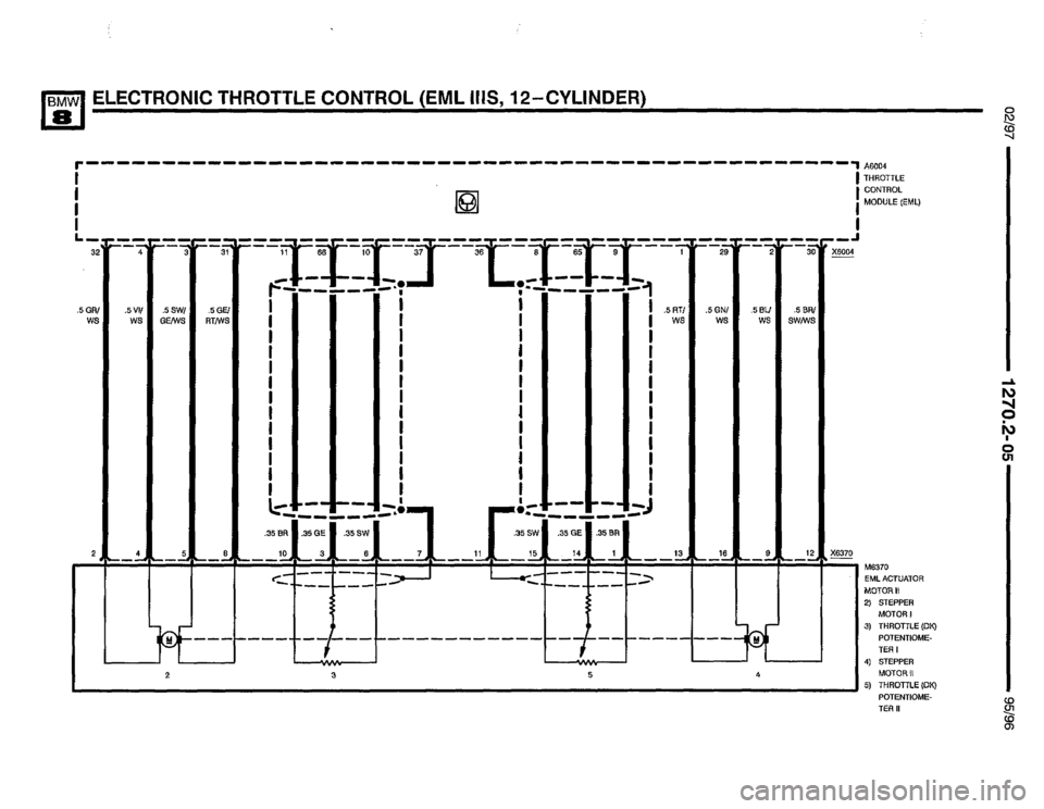 BMW 850csi 1995 E31 Electrical Troubleshooting Manual 