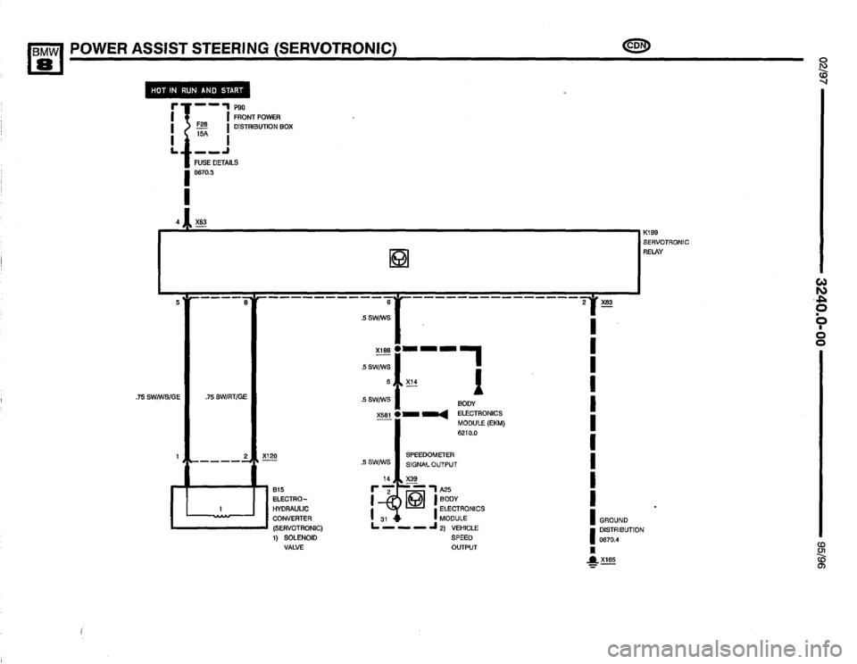 BMW 850csi 1995 E31 Electrical Troubleshooting Manual 