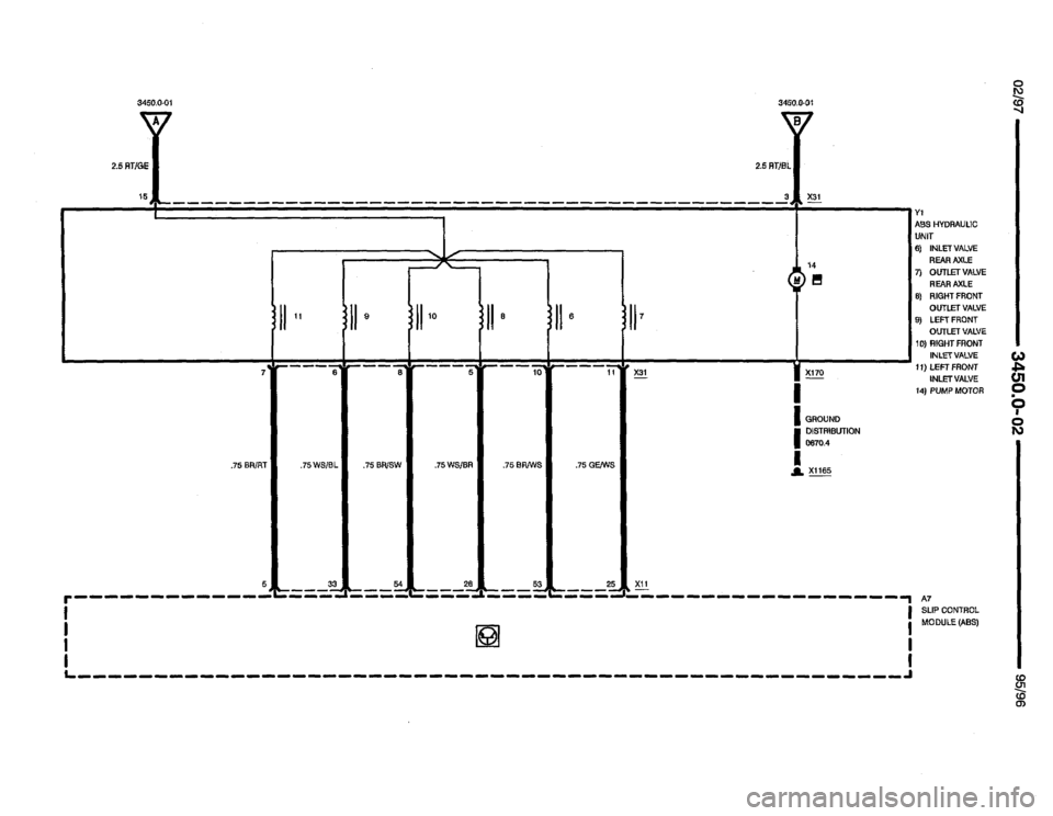 BMW 850csi 1995 E31 Electrical Troubleshooting Manual 