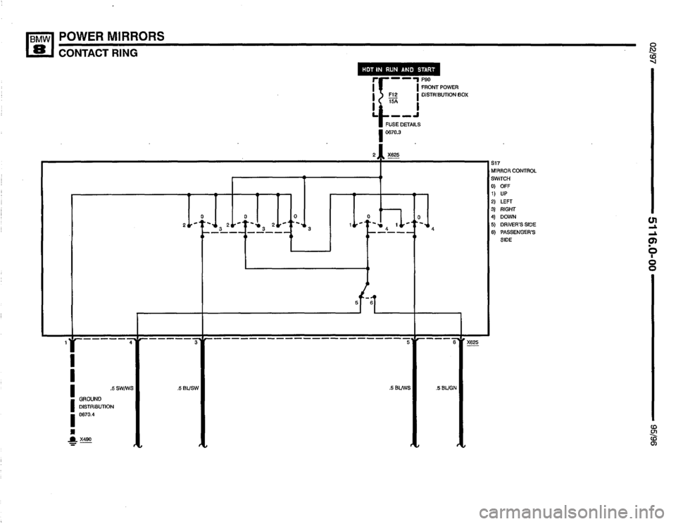 BMW 850csi 1995 E31 Electrical Troubleshooting Manual 