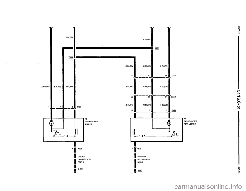 BMW 850csi 1995 E31 Electrical Troubleshooting Manual 
