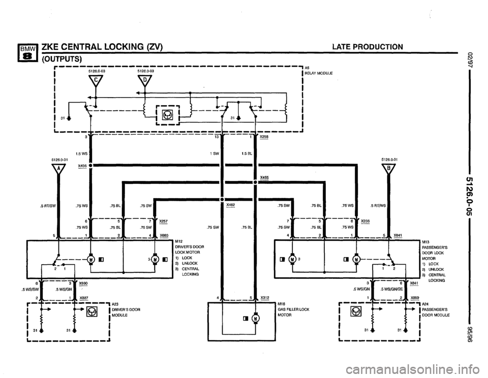 BMW 850csi 1995 E31 Electrical Troubleshooting Manual 