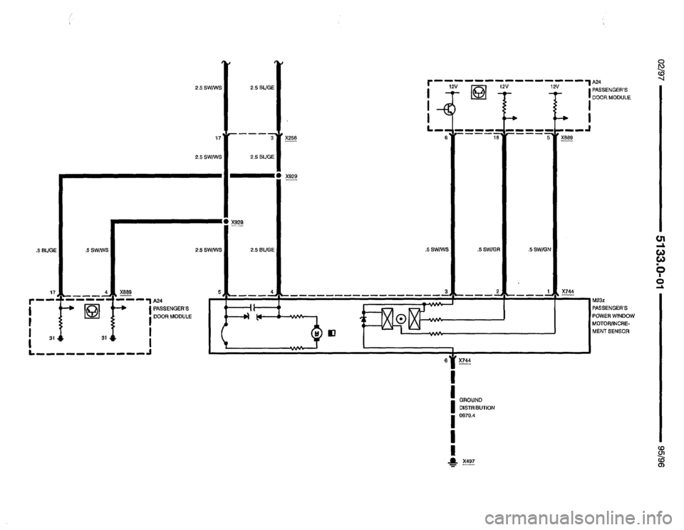 BMW 850csi 1995 E31 Electrical Troubleshooting Manual 