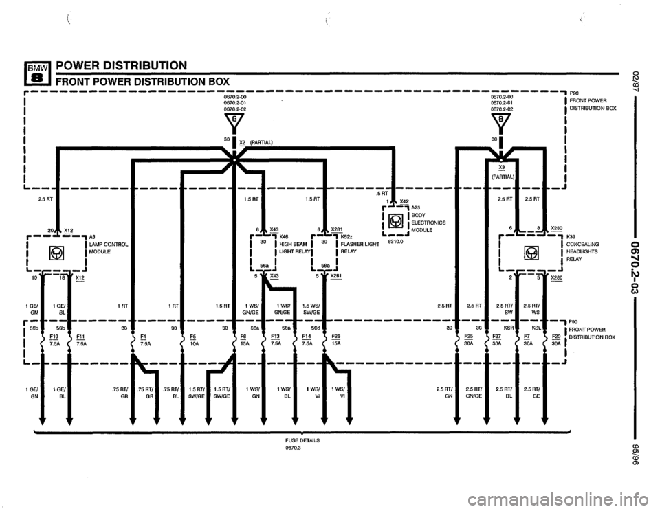 BMW 850csi 1995 E31 Electrical Troubleshooting Manual 