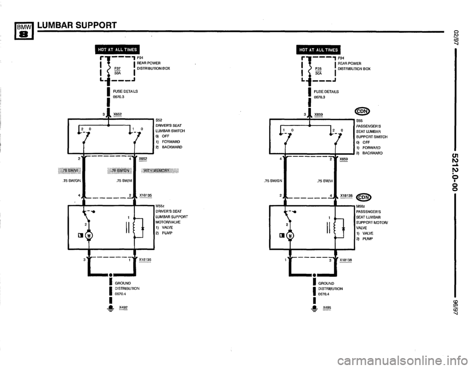 BMW 850csi 1995 E31 Electrical Troubleshooting Manual 