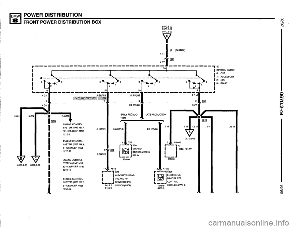 BMW 850csi 1995 E31 Electrical Troubleshooting Manual 