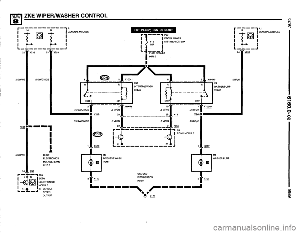 BMW 850csi 1995 E31 Electrical Troubleshooting Manual 