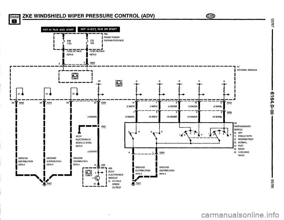 BMW 850csi 1995 E31 Electrical Troubleshooting Manual 