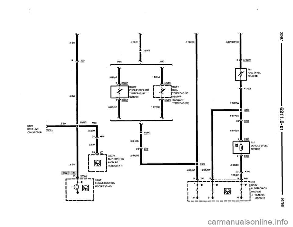 BMW 850csi 1995 E31 Electrical Troubleshooting Manual 