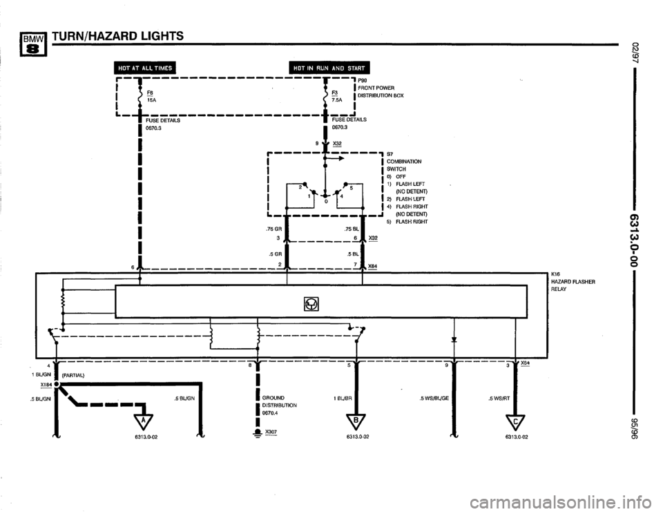 BMW 850csi 1995 E31 Electrical Troubleshooting Manual 