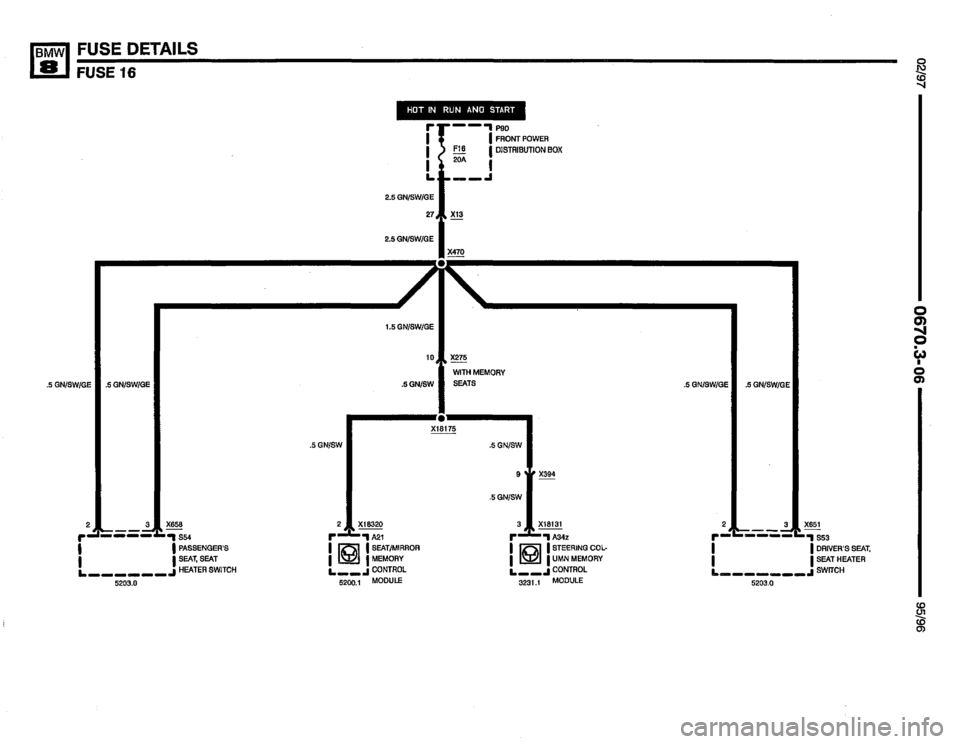 BMW 850csi 1995 E31 Electrical Troubleshooting Manual 