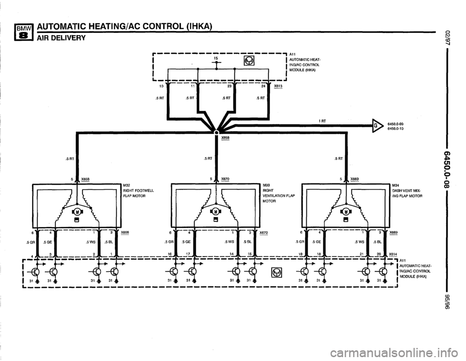 BMW 850csi 1995 E31 Electrical Troubleshooting Manual 