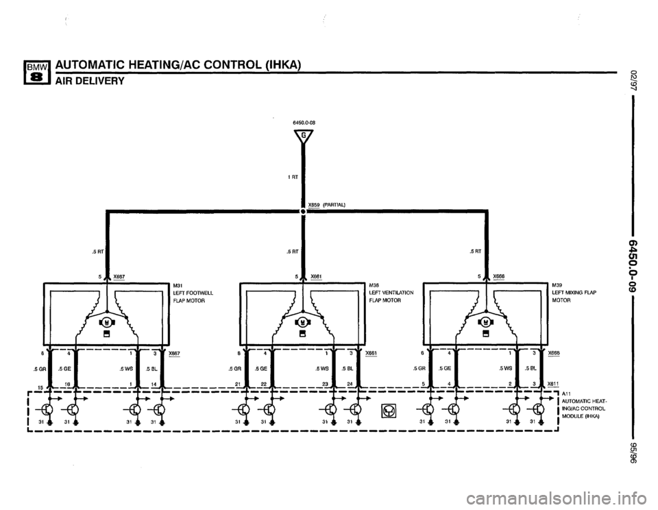 BMW 850csi 1995 E31 Electrical Troubleshooting Manual 