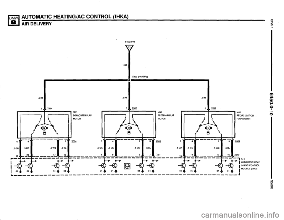 BMW 850csi 1995 E31 Electrical Troubleshooting Manual 