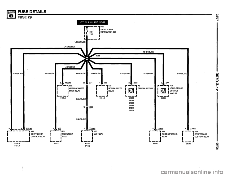 BMW 850csi 1995 E31 Electrical Troubleshooting Manual 