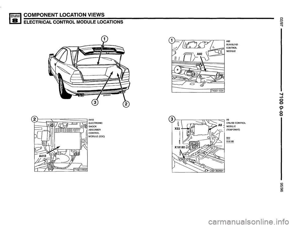 BMW 850csi 1995 E31 Electrical Troubleshooting Manual 