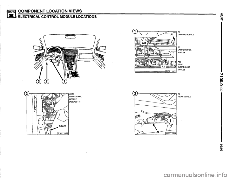BMW 850csi 1995 E31 Electrical Troubleshooting Manual 