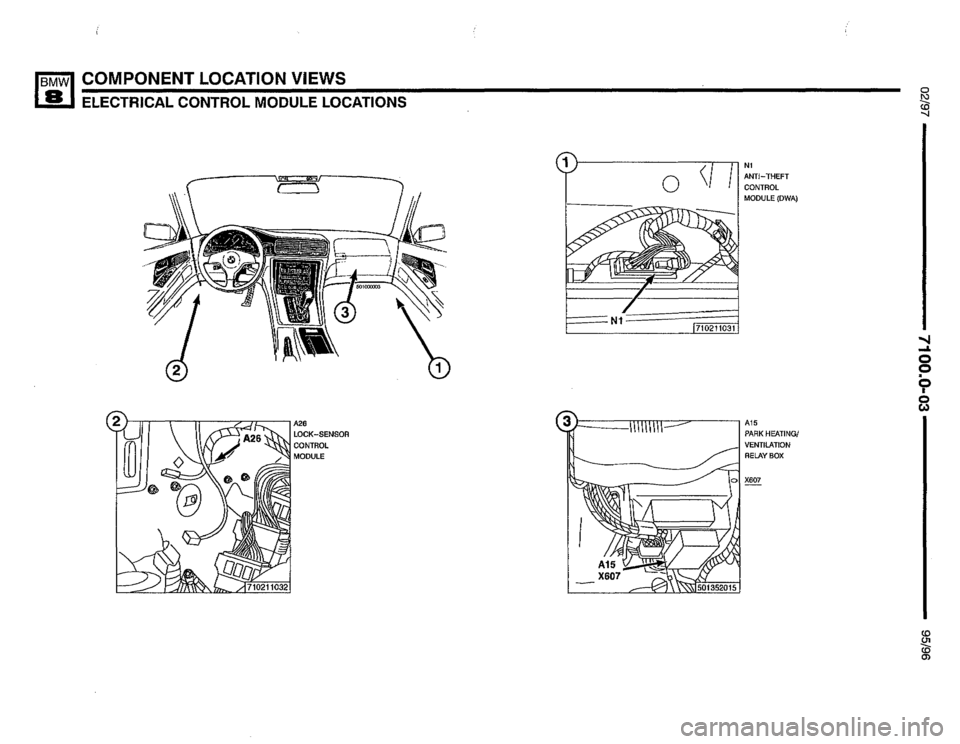 BMW 850csi 1995 E31 Electrical Troubleshooting Manual 